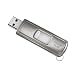 SanDisk SDCZ7-016G-A11 16GB Ultra Cruzer Titanium Drive (Silver)