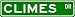 CLIMES Street Sign ~ Personalized Family Lastname Novelty Sign ~ Gameroom, Basement, Garage Sign ** Aluminum 4 x 18