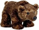 Webkinz Grizzly Bear Plush Stuffed Animal with Webkinz Bookmark