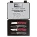 Maxam 4pc Stainless Steel Lockback Knife Set