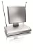 Philips SDV4240 - Antenne TV/radio - doublet, plaque - interieur - FM, UHF, VHF
