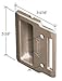 CRL Sliding Screen Door Inside Pull with 2-1/8