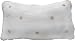 Spa Sister Luxury Terry Velour Bath Pillow Beige Dots