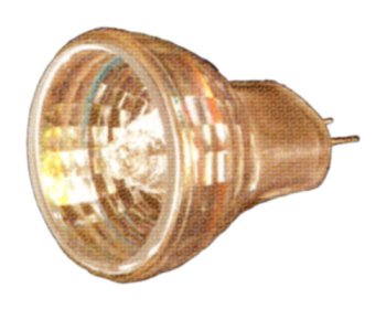 35 Watt MR8 Style Halogen Light Bulb 13 Degree Beam Spread (MR8 Spot) 12 Volt G4 Base