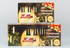 Hellum 914238 Ersatzkerze Riffelkerze 3 St&uuml;ck f&uuml;r Lichterkette LED warm-wei&szlig;, matt, 16 V, f&uuml;r Innen/Au&szlig;en
