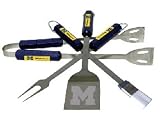 Michigan Wolverines BBQ Tool Set