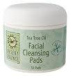 Facial Cleansing Pads Natural Tea Tree Oil 50 unit
