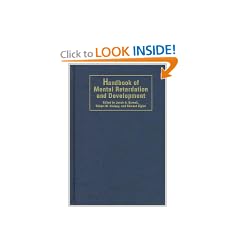 Handbook of Mental Retardation and Development