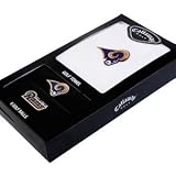 Saint Louis Rams NFL Team Logod Golf Balls (6) and Embroidered Trifold Golf Towel by Callaway Golf