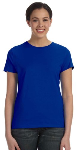 Hanes Ladies' Nano-T® T-Shirt - Deep Royal - L