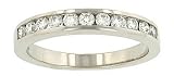 11 Round Channel Set Diamond Wedding Band .38cttw