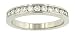 11 Round Channel Set Diamond Wedding Band .38cttw