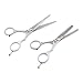by ksshopping 2 X Professional Hair Cutting & Thinning Scissors Shears Hairdressing Set