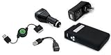 Apple iPod classic (80GB) miniSync - Mobile Charging Kit with iPod Charging Adapter (High Current Output) (US outlet plug, USB (Black))