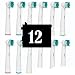 12 Toothbrush Replacement Refill Heads Generic - COMPATIBLE WITH ALL Oral-B Braun (3 x Value Packs of 4) EB17-4