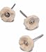 MUSLIN BUFF REGULAR 1" DIAMETER X 12 PLY 3/32" SHANK MOUNTED BOX OF 12