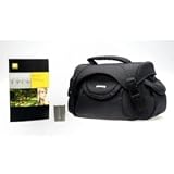 Nikon Digital SLR accessory pack. Includes: Carry Case, EN-EL3e Rechargeable Li-Ion Battery, Nikon School Guide to SLR photography.