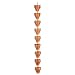 Crocus 9-Cups Rain Chain- Polished Finish
