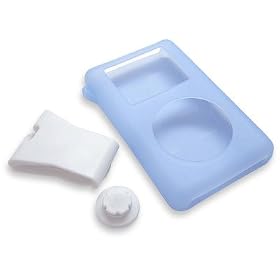 Apple iPod 4Th Generation G4 20Gb & U2 Special Edition Premium Silicone Skin Case With Belt Clip - 4 Color Options