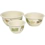 Corelle Coordinates 3-Piece Bake-and-Serve Set, Textured Leaves