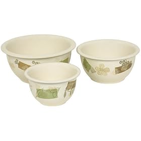 Corelle Coordinates 3-Piece Bake-and-Serve Set, Textured Leaves by Corelle