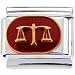 Red Zodiac Sign Libra Italian Charm