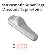 Sensormatic SuperTag with Pins