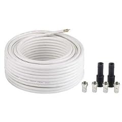 Hama SAT-Anschluss-Kit "Digital", 100 dB, 20 m inkl. 4 F-Steckern und Schutzt�lle