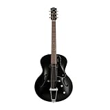 Godin 5th Avenue Archtop Jazz-Style Acoustic Guitar (Kingpin P90, Black)