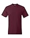 Hanes Men's Beefy-T T-Shirt with Pocket,Maroon,X-Large