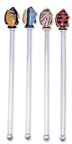 Swizzle Stick Set of 4 - Tropical Fish