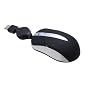 Kinamax MS-U5283 Mini High Precision USB 3-Button 3D Optical Scroll Wheel Mouse with Retractable Cable
