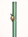 Hummingbird Glass Straws Teal Turtle on Teal Straight Straw 9 in x 9.5 mm With Cleaning Brush