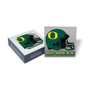 Set of 4 Ceramic Coasters (4x4) Ducks Football Coaster Set Oregon Ducks Beverage Drinkware by 