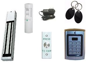 TS1000 Stand Alone Key Fob / Proximity Card Reader & Digital Keypad Kit for Magnetic Locks (ASE-TS1000-10FOBS) (Magnetic Lock NOT Included / Sold Separately)