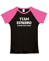 TEAM EDWARD Except when Jacob is Shirtless on Ladies Fitted Cap Sleeve Baseball T-Shirt (in 6 colors)