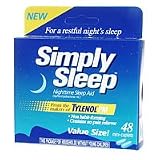 Simply Sleep Nighttime Sleep Aid, Mini-Caplets, Value Pack, 48 mini-caplets