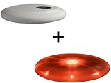 FlashFlight Red LED Frisbee Ultimate Daytime Disc Set