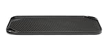 Le Creuset Enameled Cast-Iron 9-Inch-by-18-3/4-Inch Giant Reversible Grill/Griddle, Black