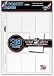 BCW 30 (Thirty) 9-Pocket Pages For Baseball Cards, Football Cards, etc (fits into 3-Ring Notebook) Made in U.S.A