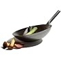 Tom Douglas by Pinzon 14-Inch Carbon Steel Unseasoned Chef Wok
