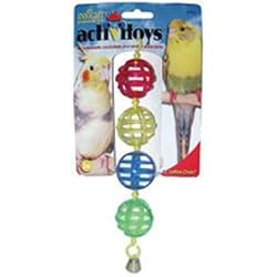 JW Pet Insight Activitoys Lattice Chains Links Toy for Parakeets, Cockatiels & Similar Sized Birds