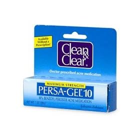 Clean & Clear Persa-Gel 10, Maximum Strength Acne Medication, 1-Ounce Tubes (Pack of 4)