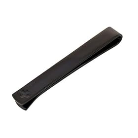 Ion plated stainless steel tie slide with cross accent with presentation box by Cufflinks House