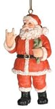 Signing Santa Ornament
