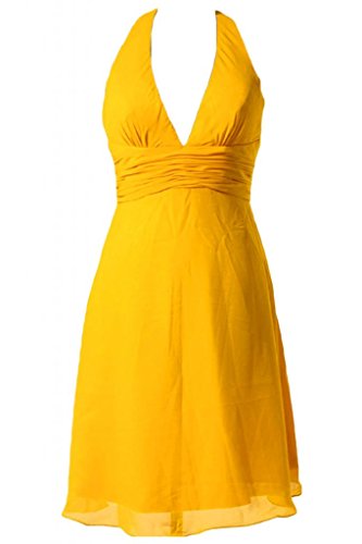 ... Party Dresses Cocktail Dresses Short Yellow- US Size 20W for sale