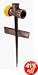 Zinc Lawn Sprinkler Spike Base