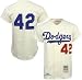 JACKIE ROBINSON Brooklyn Dodgers 1955 MITCHELL & NESS Authentic Throwback Home Baseball Jersey, 48/XL