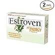 Estroven Plus Energy & Vitamin D Caplets, 40-Count Boxes (Pack of 2)
