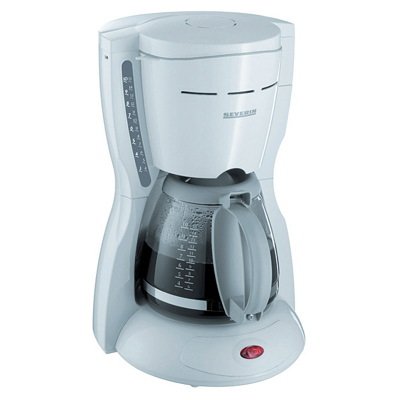 220 Volt (NOT USA COMPLIANT) Severin Coffeemaker 10 Cup White
